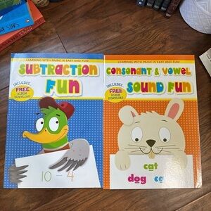 Subtracting & Vowels and Consonants Learning Books